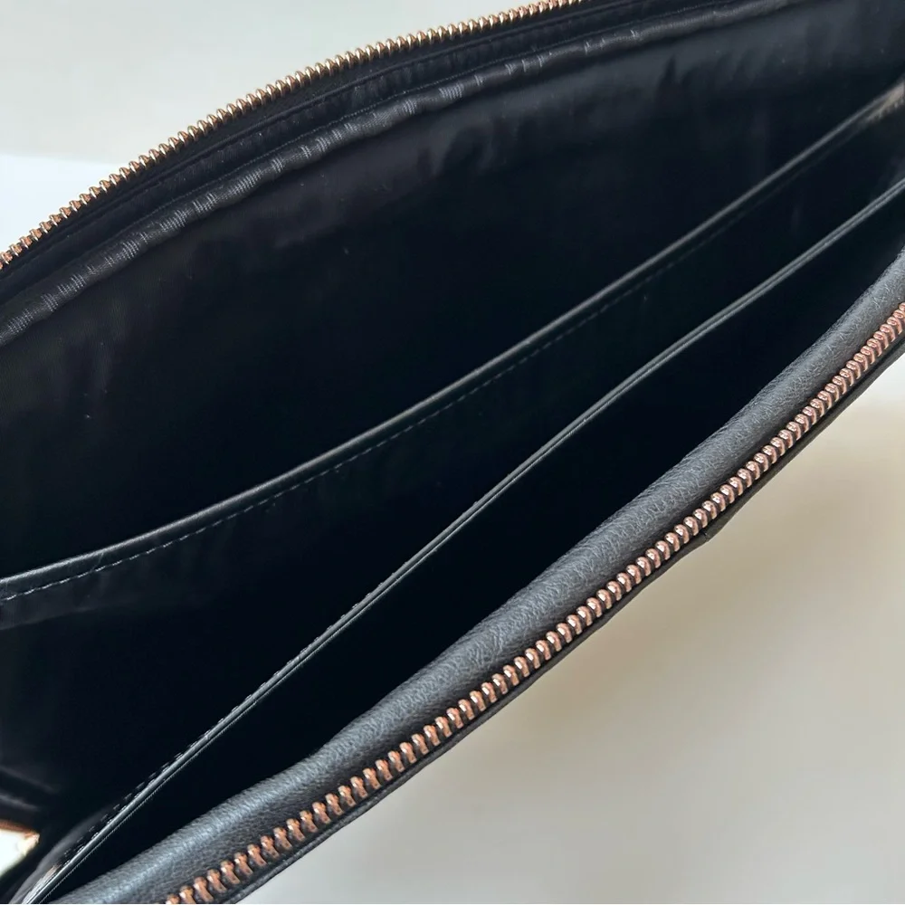 Alexander Wang Elegant Black Leather Men's/Unisex Laptop Bag Excellent Condition